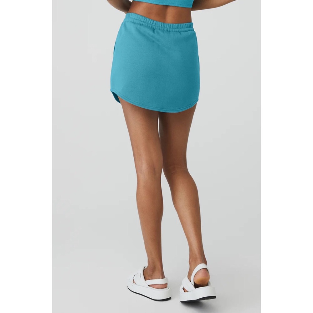 Alo Yoga High-Waist Accolade Skirt Blue Splash M - Picture 3 of 11